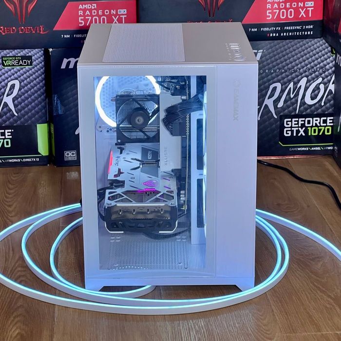 RX 6700 XT 12GB (RTX 4060), Ryzen 5 5500, 16 ГБ DDR4, SSD Игровой ПК