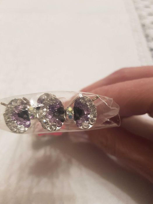 Szpilki, wsuwki zapinki do włosów  4 szt. cyrkonie