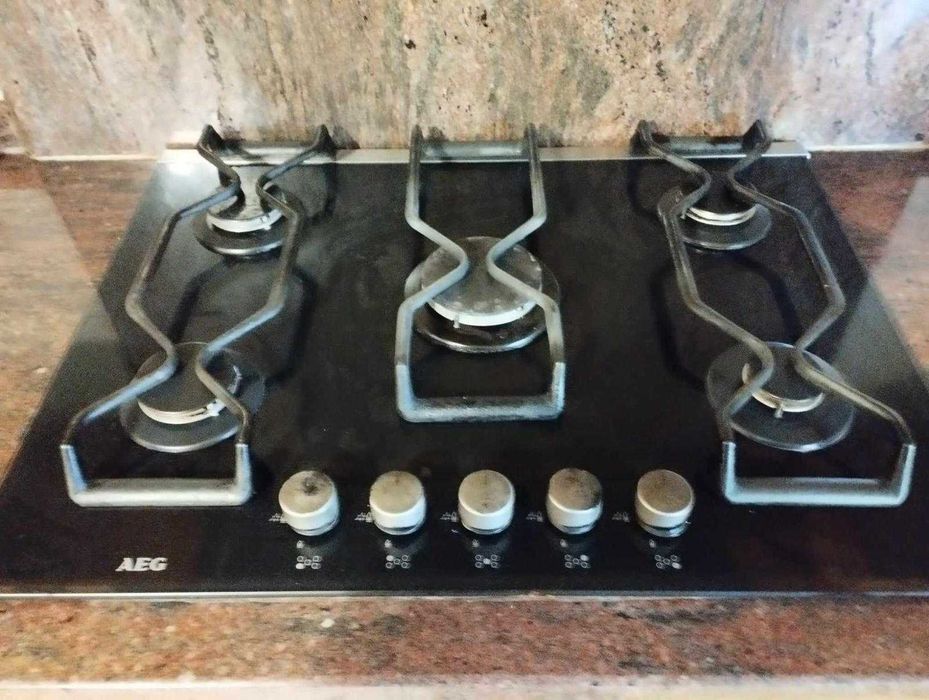 Placa de Vitrocerâmica a Gás AEG (5 bicos)