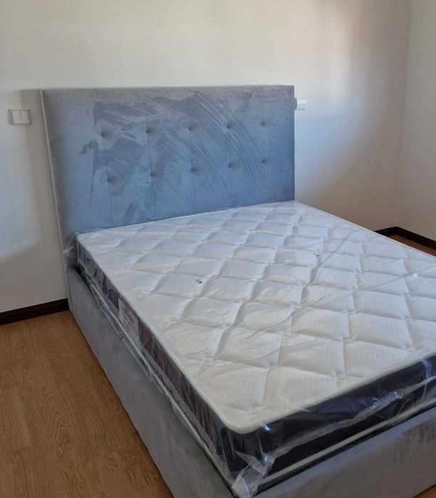 Camas de Casal Estofadas de Luxo 199€ Disp. em Várias Cores! 190x140m!