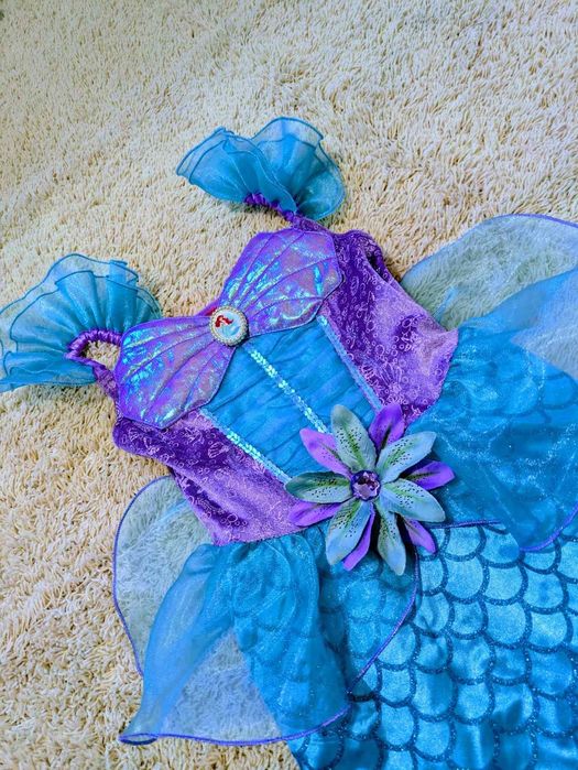 Костюм сукня плаття маскарадний костюм Русалочки русалонька Аріель