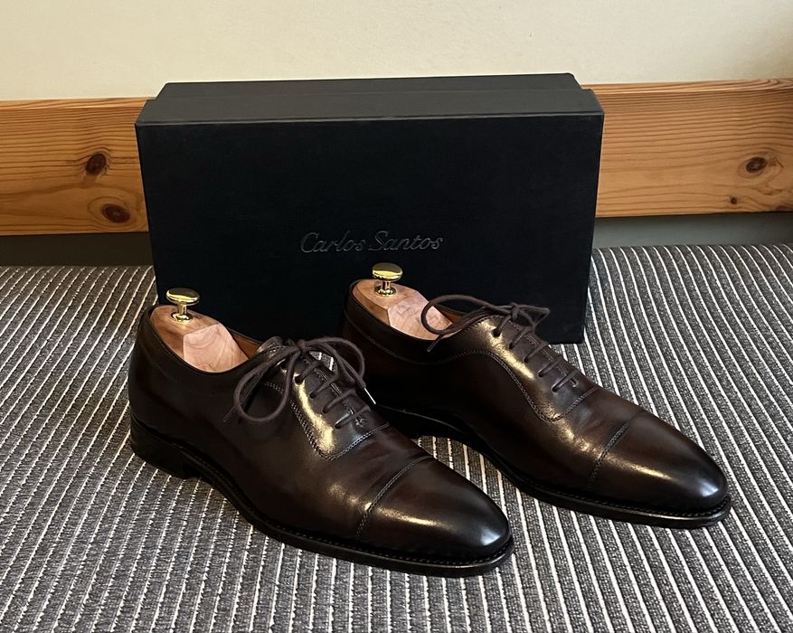 Eleganckie buty Carlos Santos 1466 Coimbra Oxford roz. 7 Goodyear Welted