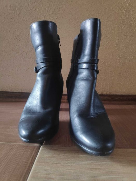 Botki damskie skórzane, Ecco, r. 41