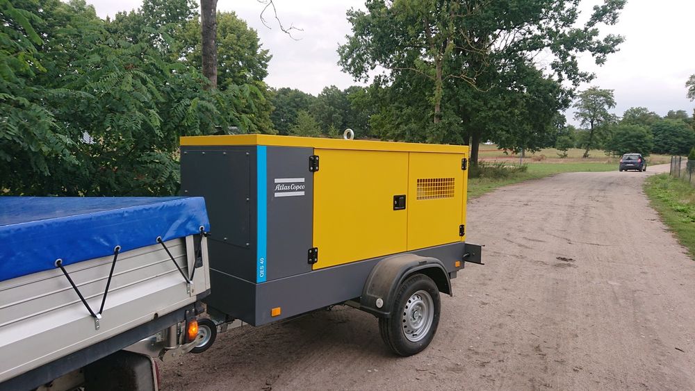 Agregat prądotwórczy wynajem wypożyczanie atlas copco imprezy festyny
