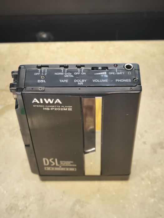 Касетний плеєр Aiwa HS-P202MIII ! Dolby B/C ! Реверс !