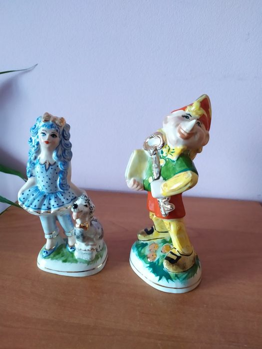 Статуэтка Мальвина и Буратино
