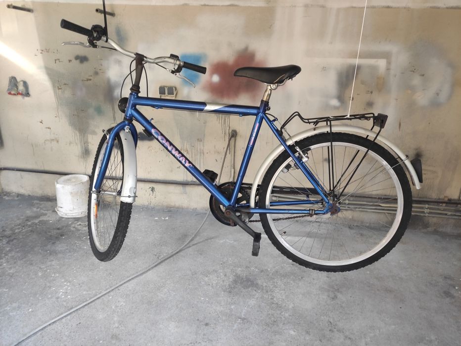 Rower biały ozdoba do ogrodu kwietnik