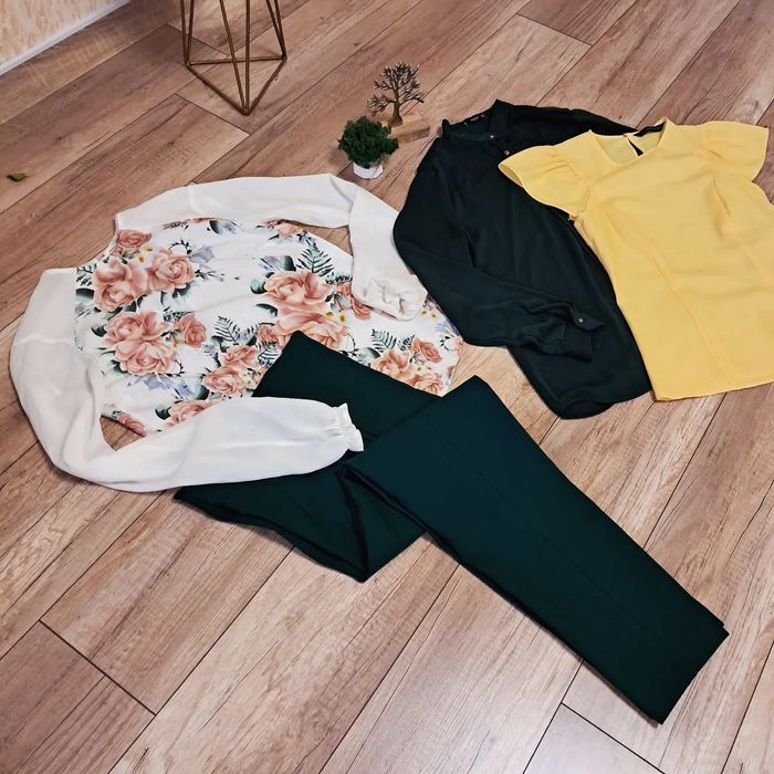 Лот речей,брюки, плаття, блузки