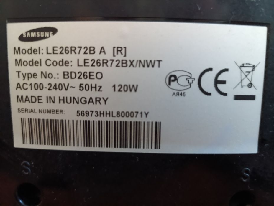 Телевізор Samsung LE26