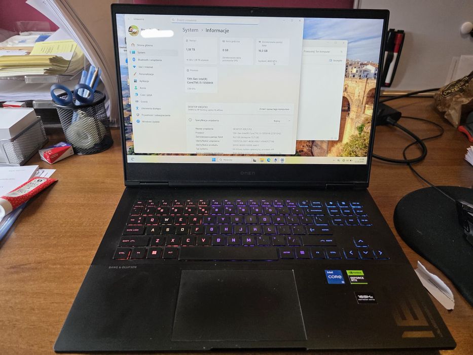 Hp omen 16 i5 13gen rtx 4060