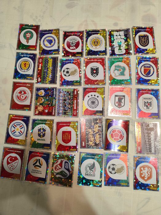 Cartas douradas do mundial