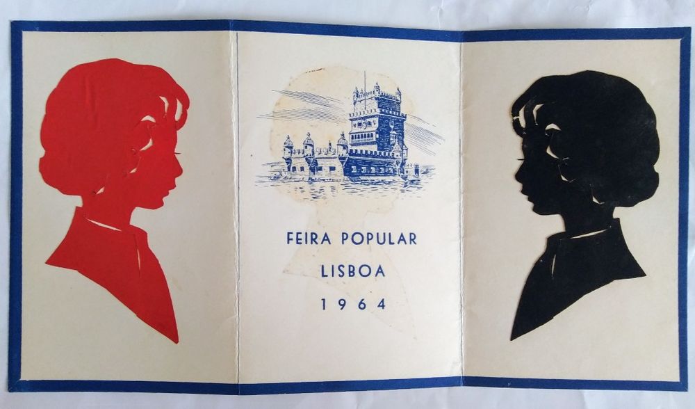 Antiga estampagem feita na Feira Popular Lisboa, 1964.