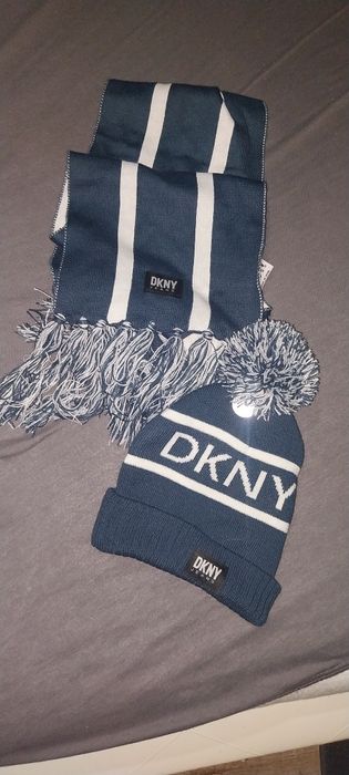 Czapka I szalik DKNY roz. 11-13 lat
