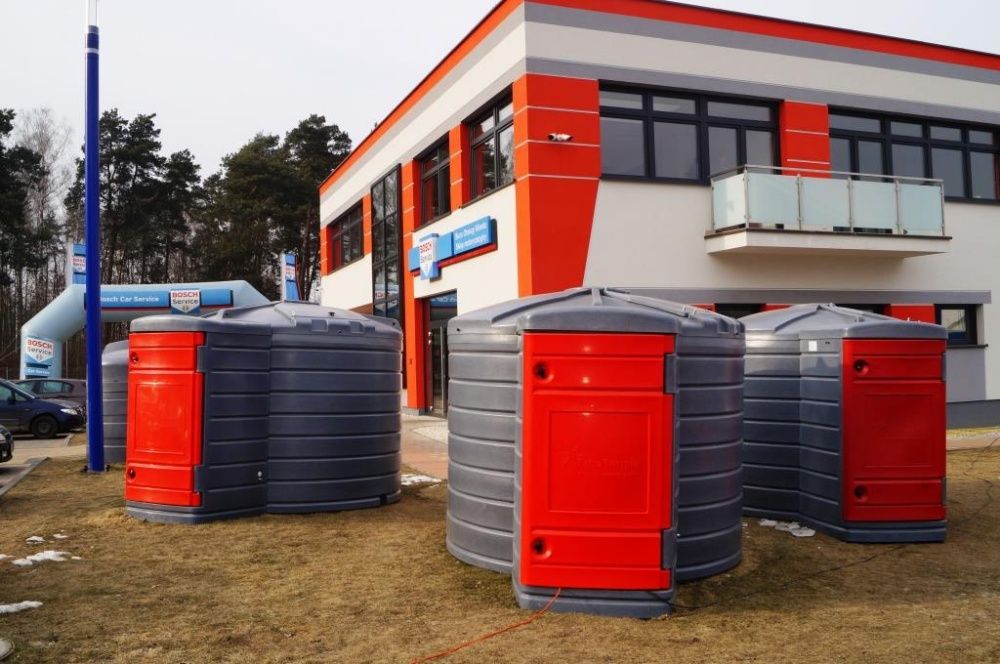 KAMIEŃSK Zbiornik Dwupłaszczowy na paliwo 1500l ECO-Line SWIMER