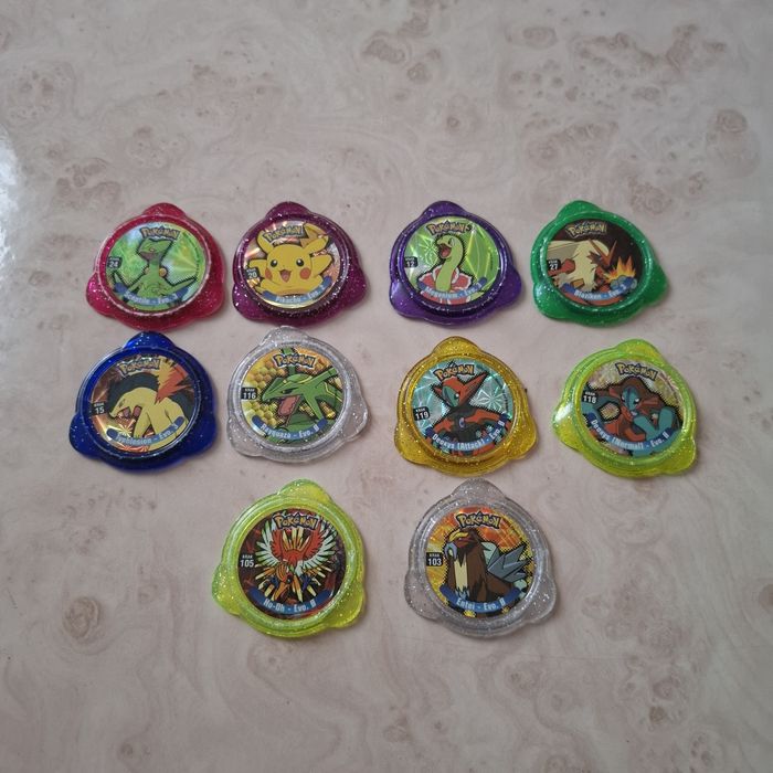 65 Tazos Pokémon KRAK