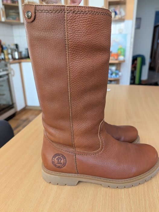 Skórzane kozaki Panama Jack Bambina B117 – Rozmiar 39 – Jak NOWE!