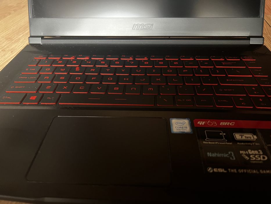 Używany MSI GF63 8RC