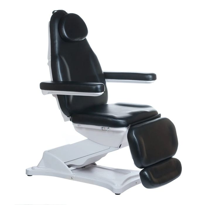 Elektryczny fotel kosmetyczny czarny beauty system modena