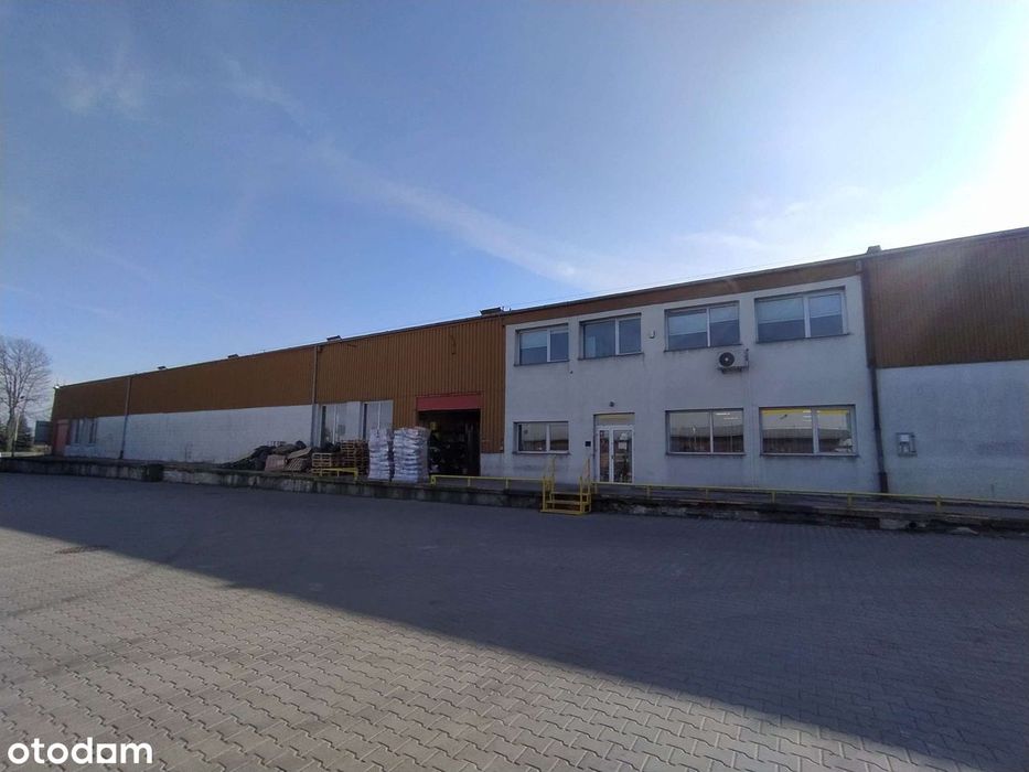 Hala magazynowo - biurowa 2400 m2 działka 8800m2