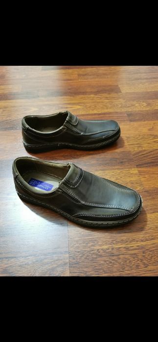 Skórzane Wsuwane Buty Męskie Lekkie Wygodne