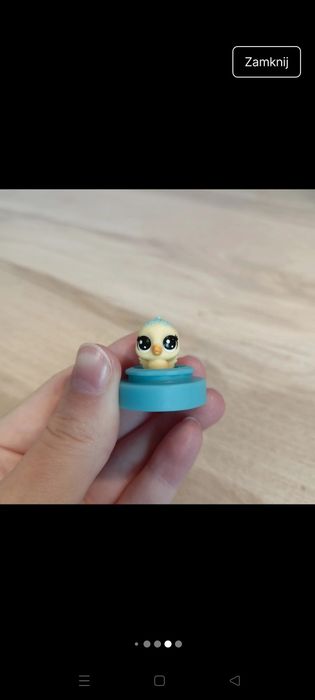 Mini kaczuszka LPS z domkiem prezentem