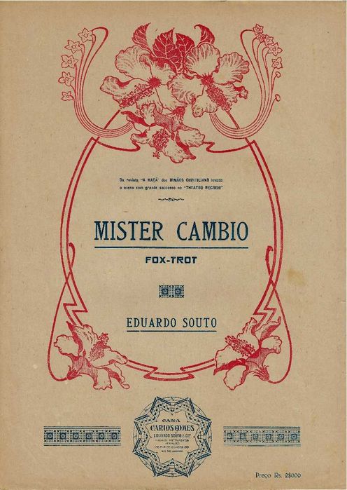 PIANO: 3 Partituras de Fox-Trot de Eduardo Souto