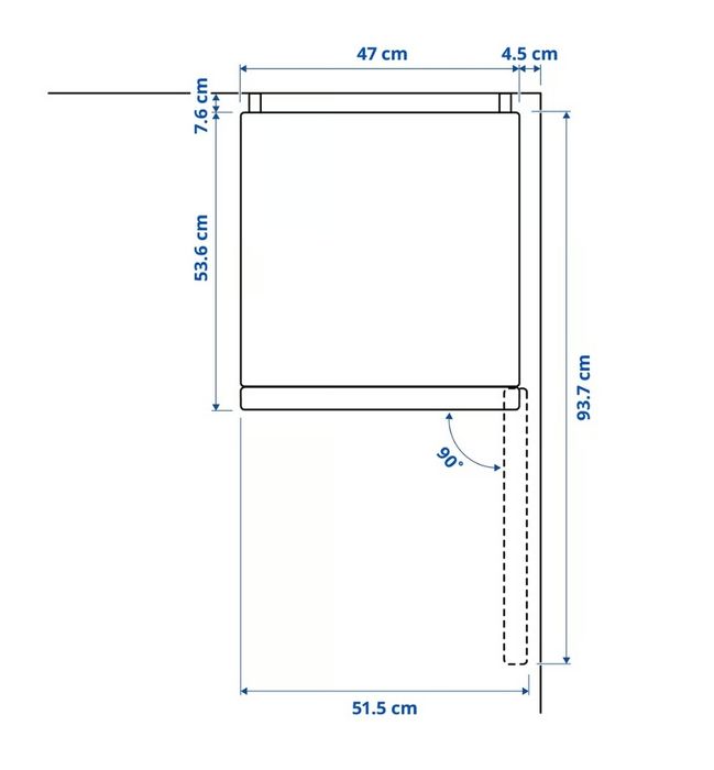 Frigorífico LAGAN (IKEA)