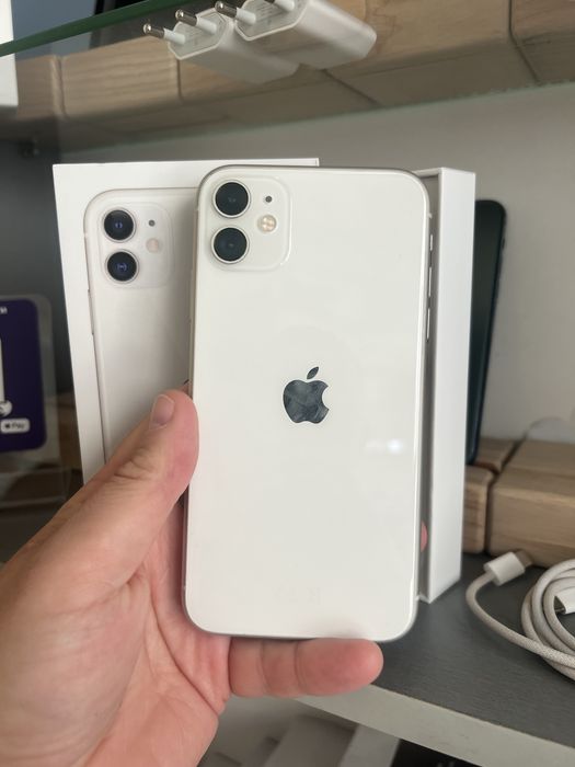  iPhone 11 128gb White Neverlock Відмінний стан Гарантія