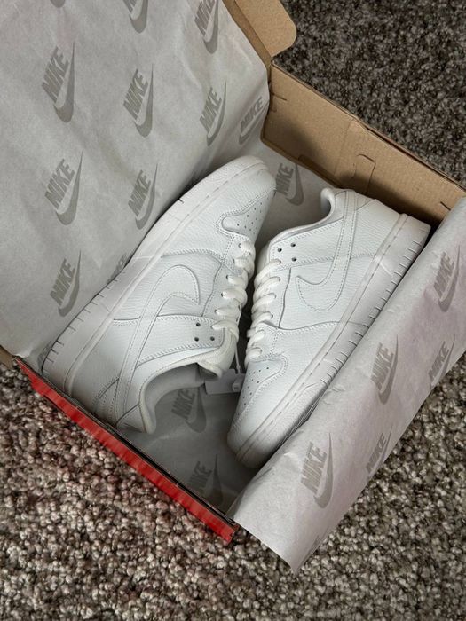 ТОП! Жіночі кросівки Nike SB Dunk Low Pro White 37 38 39 40 41