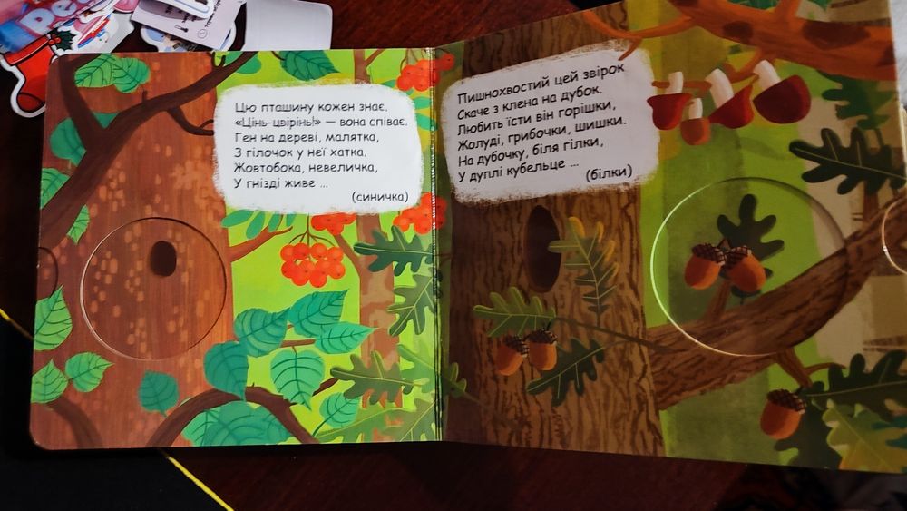 Книжка з віконцями Хто сховався в лісі