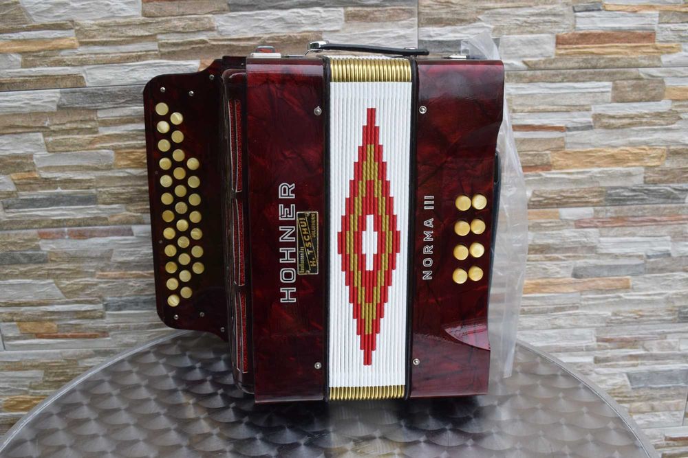 Concertina Hohner 3 Voz. Fa La Re