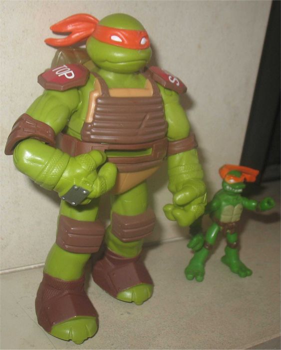 Playmates - Tartarugas Ninja - 2 Figuras Michelangelo