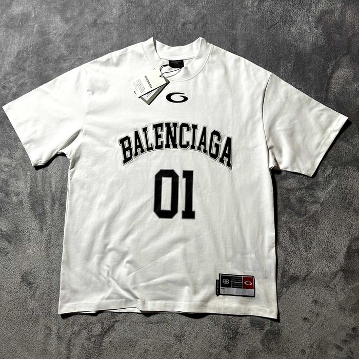 футболка Balenciaga Basketball Series White S M L