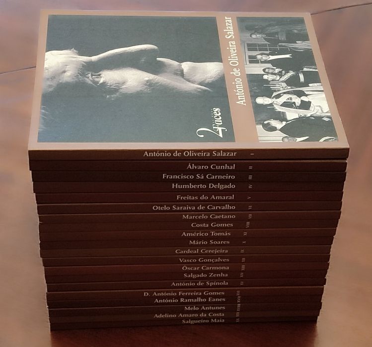 Lote 20 livros colecção biografias de políticos portugueses