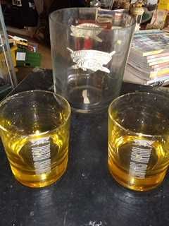 Chivas Regal balde de gelo e 2 copos