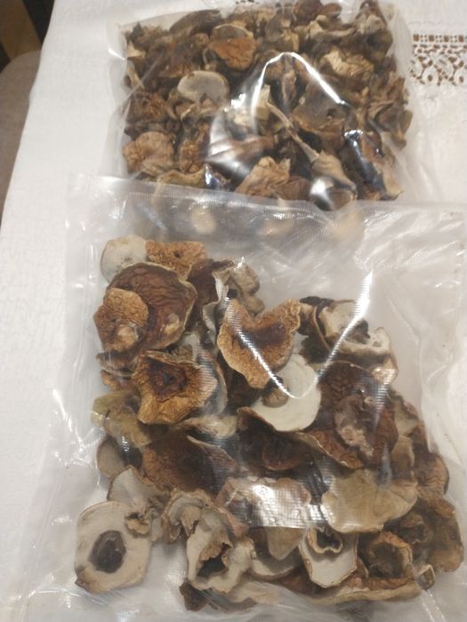 Grzyby suszone borowiki