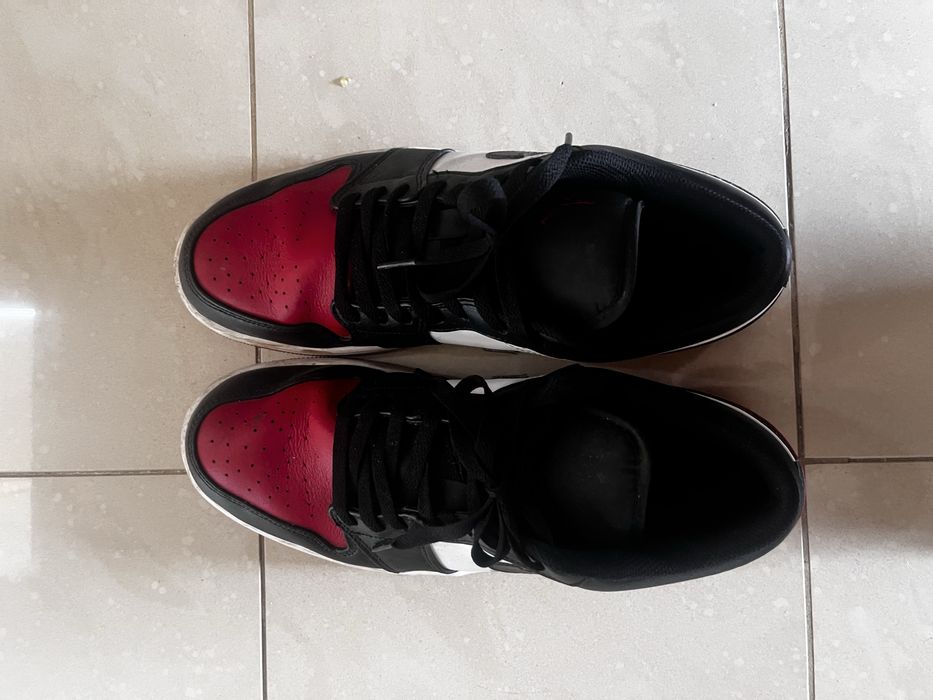 Buty nike air jordan 1 czerwono czarne prawie nowe