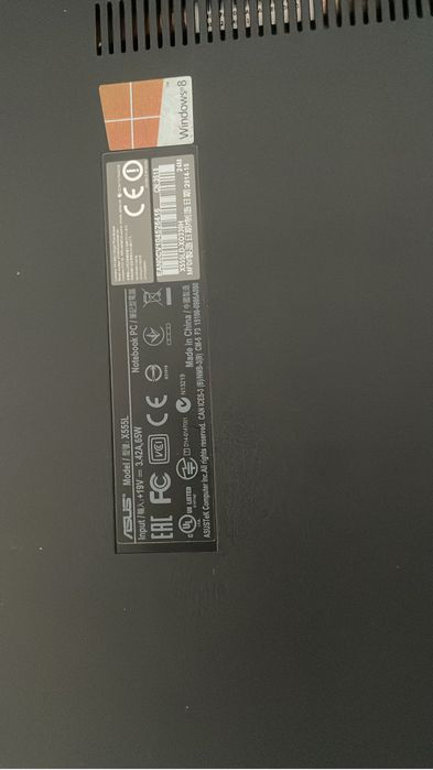 Portátil Asus com Windows