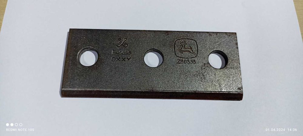 Ніж подрібнювача Z60538 силосного комбайна John Deere (оригінал)