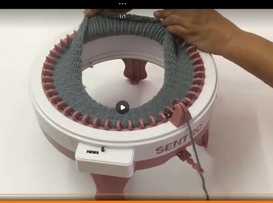 Вязальная машина самая большая (48 п)+нитки/инструменты. Платье/кардиг