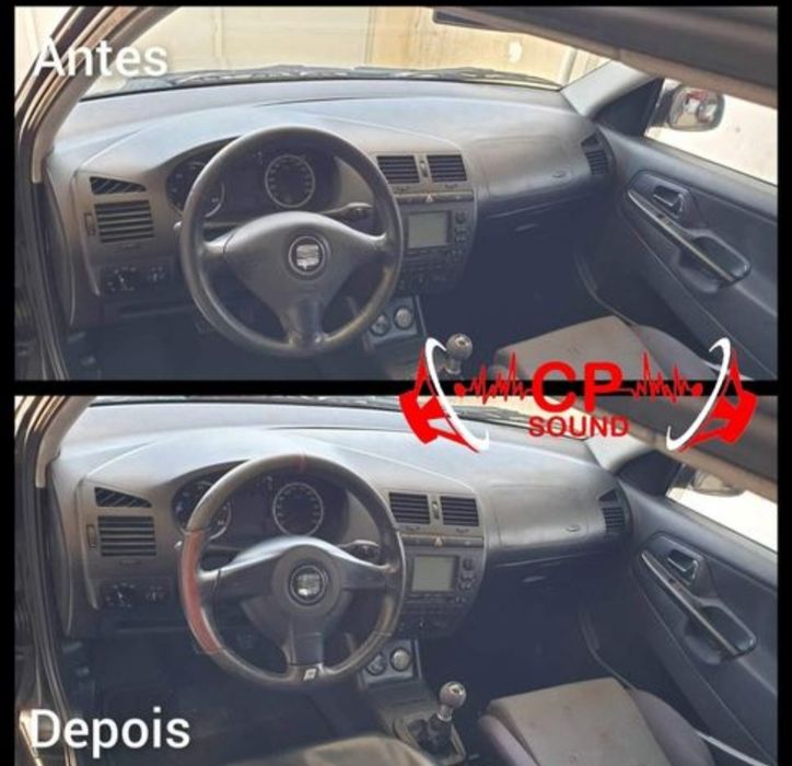 Adaptação de volante espelhos moldura radio - seat ibiza 6k2