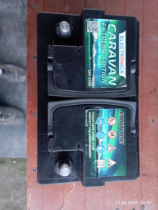 Гелевий акумулятор Electronicx Німеччина 100А 12v Caravan Extreme