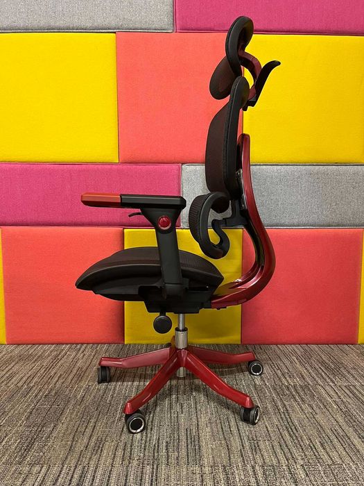 NOWY Fotel biurowy obrotowy ergonomiczny Ergoup Alien czarny okazja!