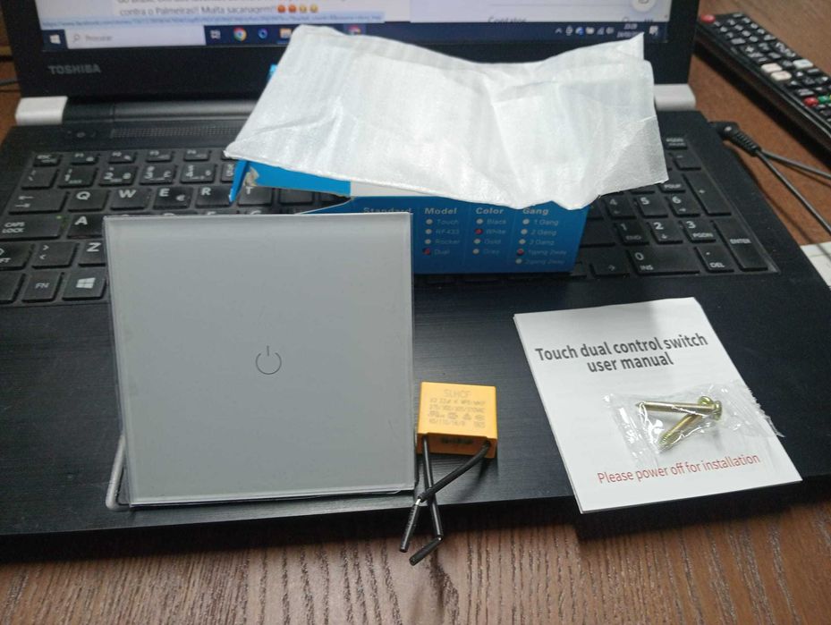 Kit 3 Tomadas com Interruptor 2-Way (Novas)