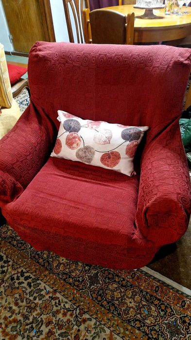 Sofá cama + 2 individuais