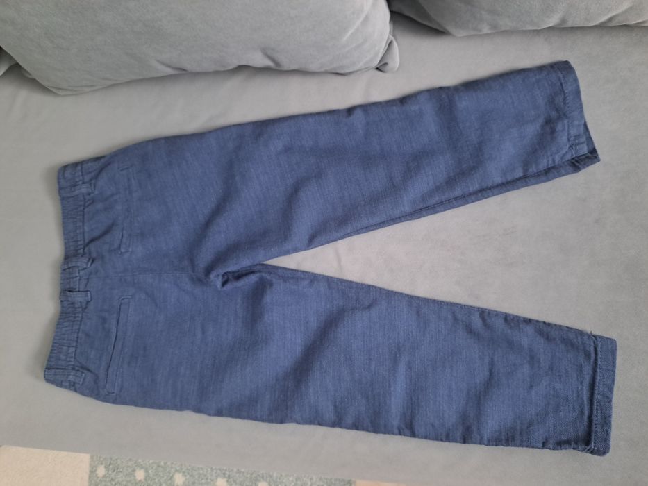 Spodnie lniane H&M 116