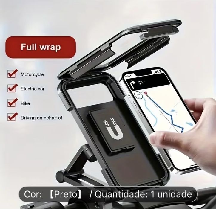 Capa de telefone para moto