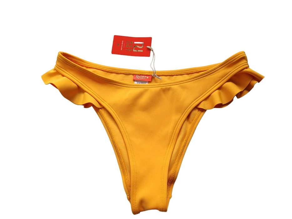 Nowe żółte majtki kostium strój kąpielowy bikini 34,XS River Island