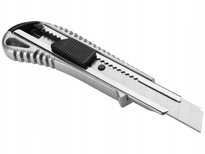 6x Nóż Do Tapet Metalowy Nożyk 18mm + 60 Ostrzy