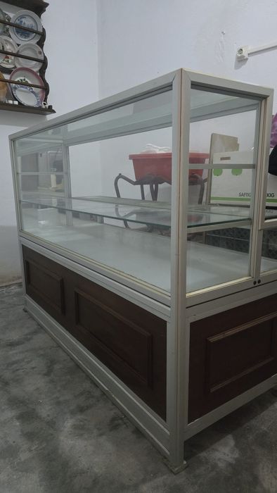 Vitrine de exposição - não refrigerada